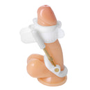 Size Matters Deluxe Penile Aide Penis Extender System with spring-loaded steel rods for gradual stretching.