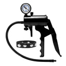 Size Matters Premium Gauge Pump with vacuum gauge and hand grip for controlled vacuum play.