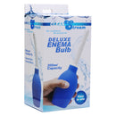 CleanStream Blue Douche and Enema Flush Bulb packaging showing flexible tip and squeezable design.
