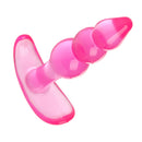 Trinity Vibes Bubbles Bumpy Starter Anal Plug Pink with a soft, bubble profile for beginners in anal play.