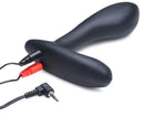 Zeus Surge Bi-Polar Electro Prostate Stimulator Black with connected wires for electric stimulation.