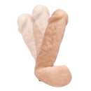LoveBotz EZ Bend Dildo Attachment for Love Machine in realistic silicone design for hands-free penetration.