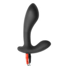 Zeus Surge Bi-Polar Electro Prostate Stimulator Black with ergonomic design and power connections.