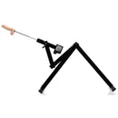 LoveBotz Matrix Multi-Angle Sex Machine Black displayed in adjustable position for hands-free use.