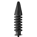 Master Series Accordion Inflatable XL Anal Plug Black for experienced players seeking controlled fullness
