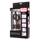 Size Matters Deluxe Edition Pro Penile Aide Extender Black packaging with instructional graphics and accessories.