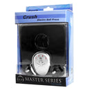 Zeus Crush Electro Ball Press CBT Board Black packaging with electro stimulation controls, Master Series Edition.