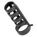 Zeus Power Cage Silicone E-Stim Cock and Ball Sheath for enhanced electrosex pleasure.