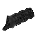 Size Matters Sheath Sensations Enhancer Sex Sleeve Black - black textured penis sheath for enhanced pleasure.