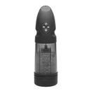 LoveBotz Strobe Multi Function Rechargeable Stroker Black, automatic masturbator with thrusting and swirling motion.