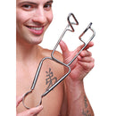 Dartigues Retractor Medical Hole Spreader held by a smiling man, showcasing its clinical precision and design.