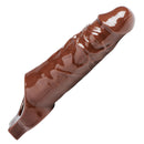 Size Matters Really Ample Penis Enhancer Sheath Brown for enhanced length and girth.