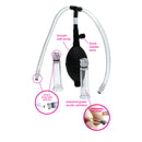 Size Matters Nipple Pumping System with Acrylic Cylinders featuring smooth bulb pump and acrylic cylinders.