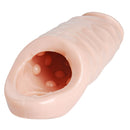 Size Matters Really Ample XL Penis Enhancer Flesh showing the detailed interior design for enhanced pleasure.