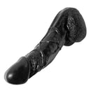 Big Black Bob 11 Inch Suction Cup Dildo with realistic shape and textured details