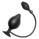 SC Novelties Inflatable Silicone Suction Cup Butt Plug with hand-bulb inflation system and sturdy suction base.