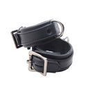 Strict Leather Luxury Locking Wrist Cuffs made from premium leather with metal hardware for secure restraint play.