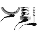 Zeus Voltaic For Him Stainless Steel Male E-stim Kit conductive attachments with connectors.