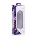 Packaging of Prisms Erotic Glass Pillar Large Cylinder Plug Clear, showcasing the glass toy.