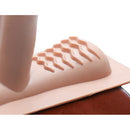LoveBotz The Saddle Vibrating Sex Machine Black detailed view of textured base and firm dildo for enhanced stimulation.
