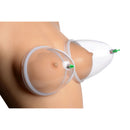 Size Matters Breast Cupping System Clear with clear cups and pump, designed for temporary breast engorgement.