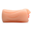 SexFlesh Sarahs Sexy Mouth Stroker Flesh lifelike oral simulator with soft lips and detailed interior.