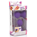 Frisky Violets Silicone Nipple Suckers Purple in packaging, highlighting premium silicone and strong suction.