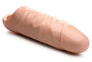 Size Matters 7 Inch Penis Extension Flesh designed for added length and girth with a lifelike feel.