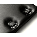 Close-up of the STRICT Bondage Board Foldable Restraint Platform Black with D-ring attachment points.