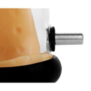Close-up of LoveBotz Milker Cylinder with Textured Sleeve Flesh, showcasing attachment features and textured design.
