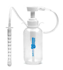 Clean Stream Pump Action Enema Bottle with Nozzle 300 ml for controlled anal cleansing, featuring a pump and nozzle.