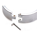 Master Series 5 Piece Stainless Steel Shackle Set Large showing polished collar segments and locking mechanism