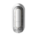 Flip 0-Zero Electronic Vibration Stroker designed by TENGA featuring a sleek, modern design for enhanced pleasure.