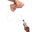 Loadz 8 Inch Realistic Dual Density Squirting Dildo Flesh with built-in ejaculation feature.