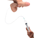 Loadz 9 Inch Realistic Dual Density Squirting Dildo Flesh with attached squirting system for enhanced play.