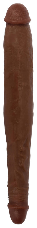 JOCK 13 Inch Tapered Double Dong Brown showcases two realistic heads on a versatile shaft for varied experiences.