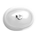 Size Matters Large Vaginal 5 Inch Pumping Cup Attachment top view showing the connector and sleek design.