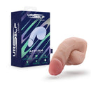 Urself Affirm 5 inch Realistic Prosthetic Packer Dildo in packaging with lifelike silicone design.