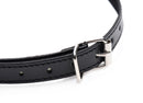 STRICT Padded Blindfold and Gag Set Black leather strap detail with buckle, perfect for sensory play.