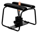 LoveBotz 4 in 1 Banging Bench with Sex Machine Black featuring a sturdy steel frame and removable thrusting machine.