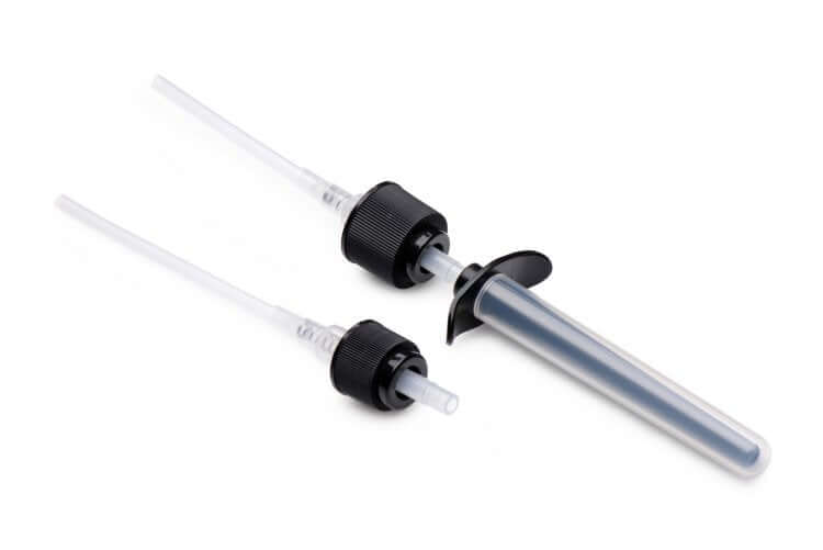 Cleanstream 4 Piece Lube Injector Set showing adaptable nozzles for hygienic lubricant application.