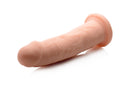 Silexpan Light Hypoallergenic Silicone Dildo 7 Inch with realistic detailing and strong suction cup base.