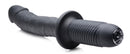 The Large Realistic 10X Silicone Vibrator with Handle featuring a textured grip and realistic design.