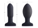 Swell Remote Control Inflatable Vibrating Silicone Anal Plug dimensions, showcasing size and sleek design.