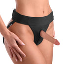 Thinz Londyn Jock Style Strap-on Harness Black showcasing its sleek design and functionality.