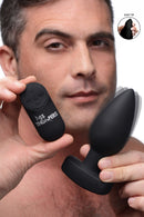 The Taper 10X Silicone Remote Control Vibrating Butt Plug with remote, ideal for anal play and user satisfaction.
