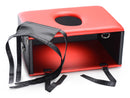 Master Series Red Queening Chair for Facesitting with adjustable straps for BDSM play.