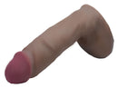 Loadz Dual Density Squirting Dildo 8 Inch Brown features a realistic design for ejaculation play.