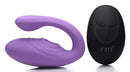 Inmi 7X Pulse Pro Clit Stimulating Vibrator Purple and control remote for ultimate pleasure.