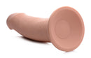 Swell 7 Inch Inflatable Vibrating Remote Control Dildo on a white background.